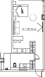 Продается 1-комн. квартира, 43.8 м² — фото 2