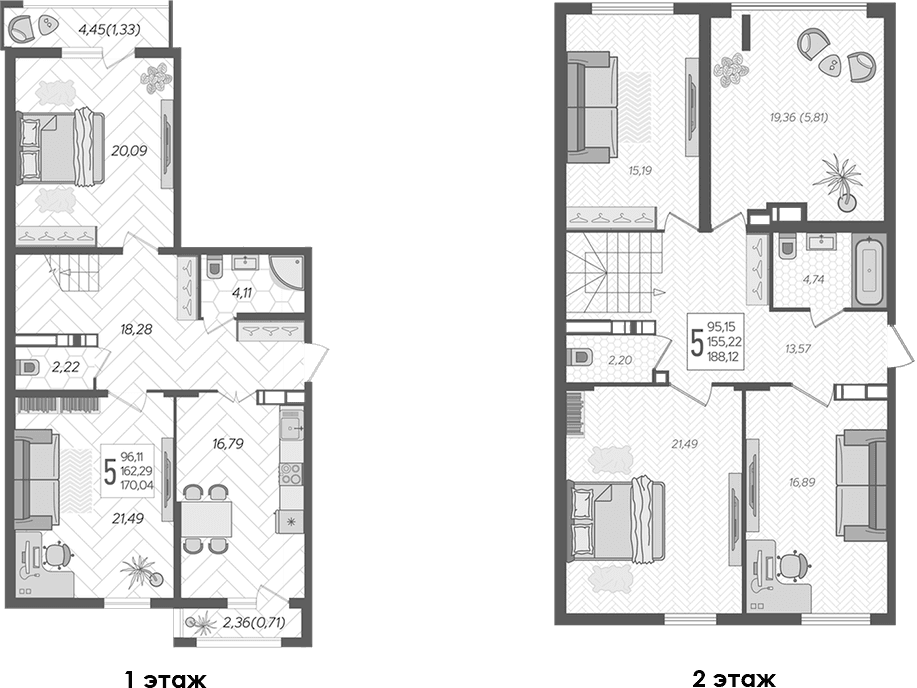 Продается 5-комн. квартира, 180.27 м²