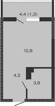 Продается 1-комн. квартира, 20.8 м²
