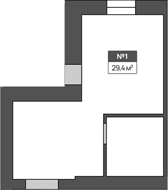 Продается 1-комн. квартира, 29.4 м²