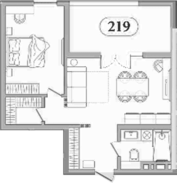 Продается 1-комн. квартира, 47.6 м²