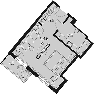 Продается 1-комн. квартира, 37 м²
