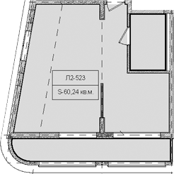 Продается 1-комн. квартира, 60.24 м²