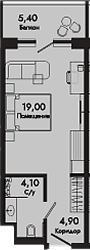 Продается 1-комн. квартира, 28 м²