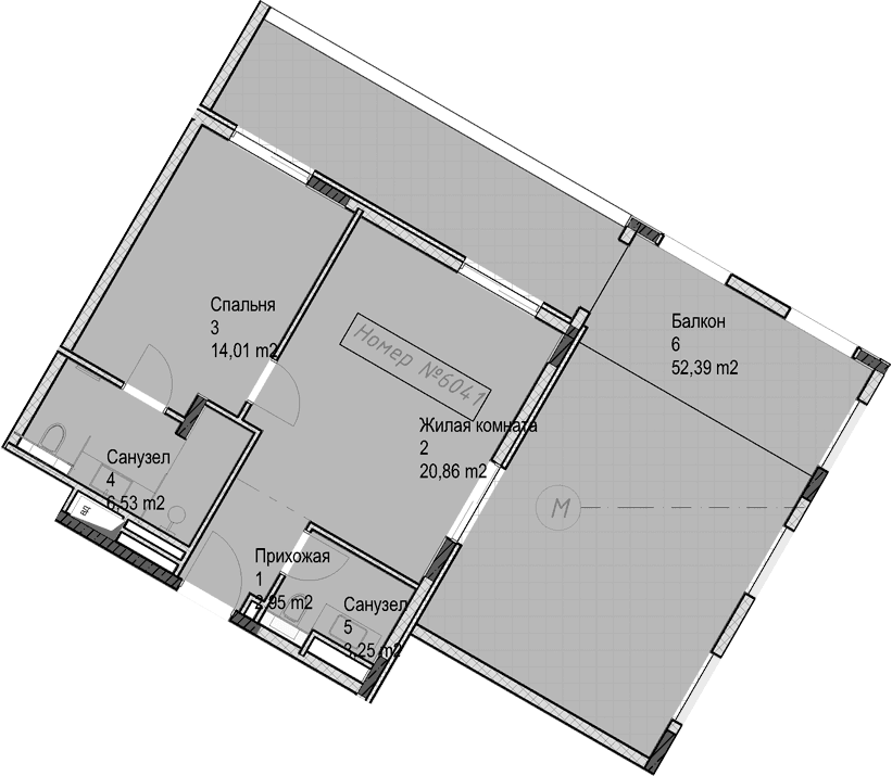 Продается 2-комн. квартира, 47.6 м²