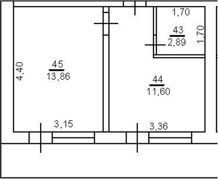 Продается 2-комн. квартира, 28.4 м²