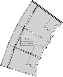 Продается 1-комн. квартира, 119.25 м²