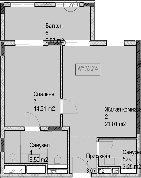 Продается 2-комн. квартира, 48.1 м²