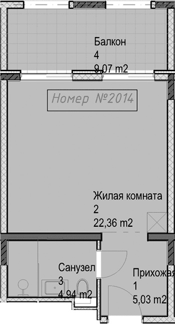 Продается 1-комн. квартира, 32.33 м²
