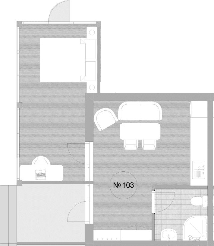 Продается 1-комн. квартира, 52.8 м²