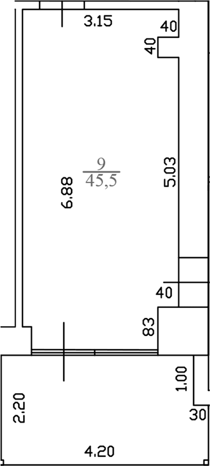 Продается 1-комн. квартира, 27.4 м²