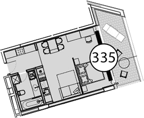 Продается 1-комн. квартира, 56.3 м²