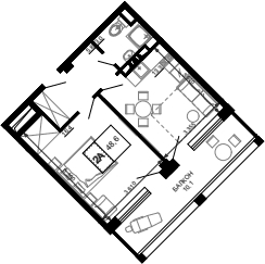 Продается 1-комн. квартира, 38.5 м²