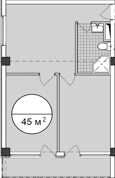 Продается 1-комн. квартира, 45 м²