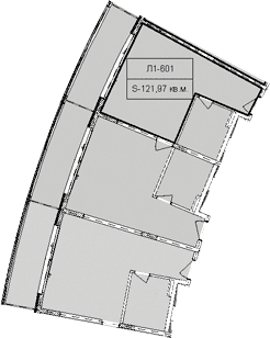 Продается 1-комн. квартира, 121.97 м²