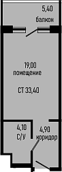 Продается 1-комн. квартира, 28 м²