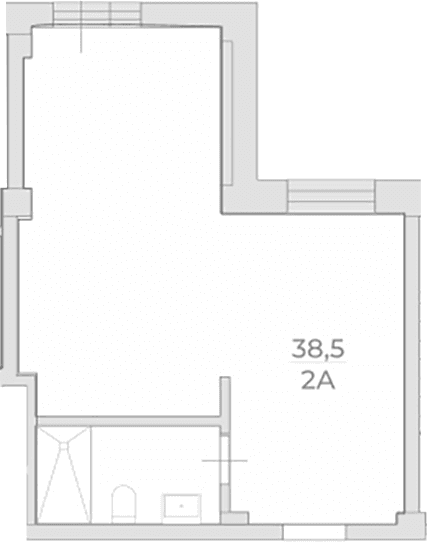 Продается 1-комн. квартира, 38.5 м²