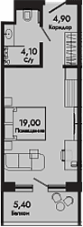 Продается 1-комн. квартира, 28 м²