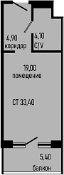 Продается 1-комн. квартира, 28 м²