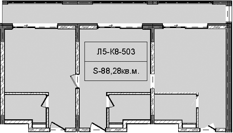 Продается 1-комн. квартира, 88.28 м²