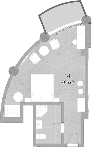 Продается 1-комн. квартира, 36 м²