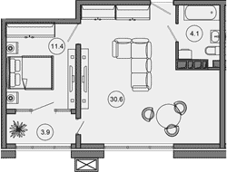Продается 2-комн. квартира, 46 м²