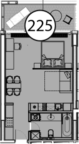 Продается 1-комн. квартира, 54.7 м²