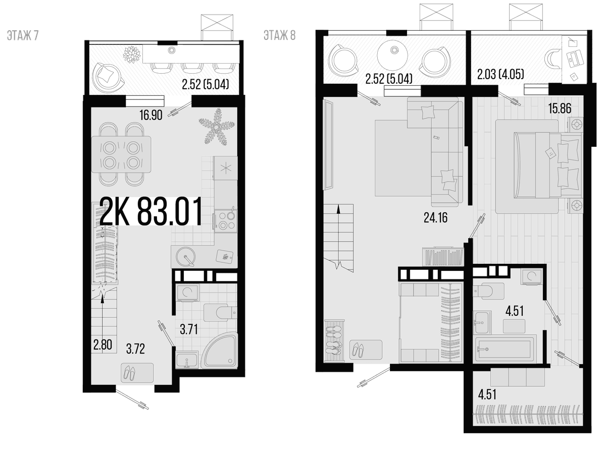 Продается 3-комн. квартира, 75.94 м²