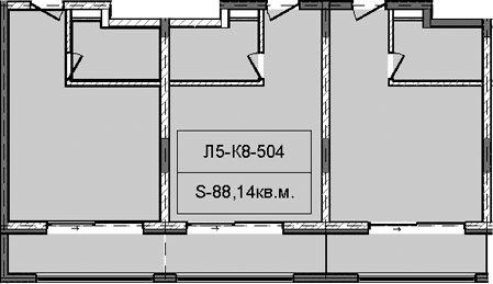 Продается 1-комн. квартира, 88.14 м²