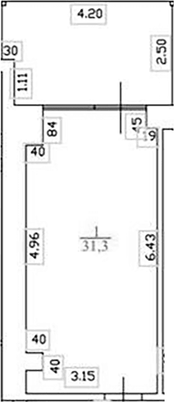 Продается 1-комн. квартира, 31.3 м²