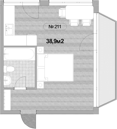 Продается 1-комн. квартира, 32.3 м²