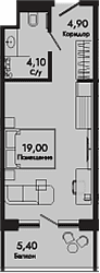 Продается 1-комн. квартира, 28 м²