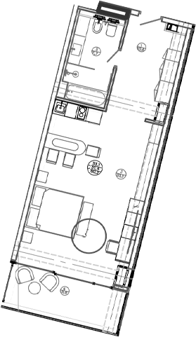 Продается 1-комн. квартира, 51.4 м²