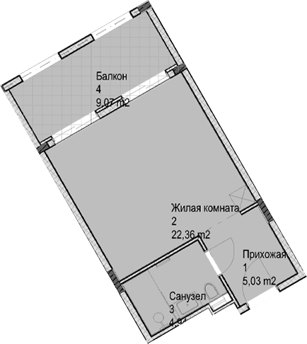Продается 1-комн. квартира, 32.3 м²
