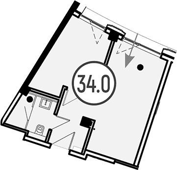 Продается 1-комн. квартира, 34 м²