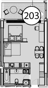 Продается 1-комн. квартира, 54.7 м²