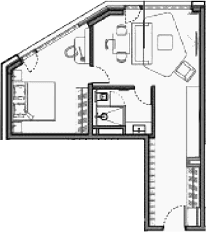 Продается 1-комн. квартира, 56.7 м²