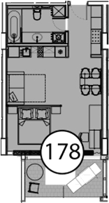 Продается 1-комн. квартира, 51.9 м²