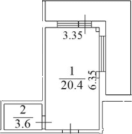 Продается 1-комн. квартира, 38.4 м²