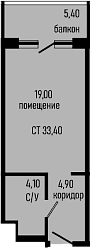 Продается 1-комн. квартира, 28 м²