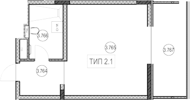 Продается 1-комн. квартира, 30.8 м²