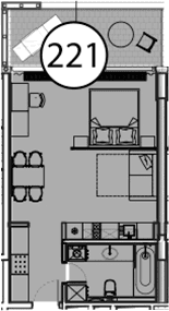 Продается 1-комн. квартира, 55 м²
