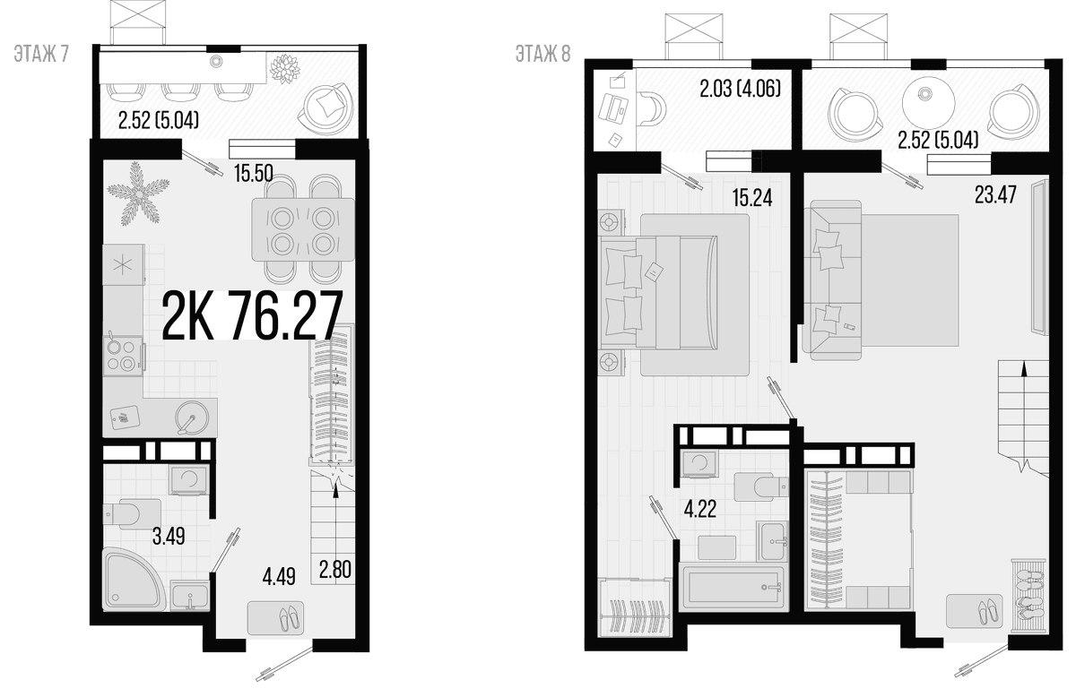 Продается 3-комн. квартира, 69.2 м²
