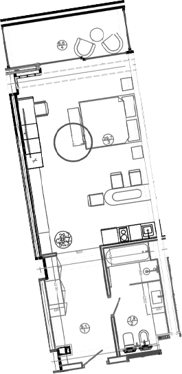 Продается 1-комн. квартира, 46.7 м²