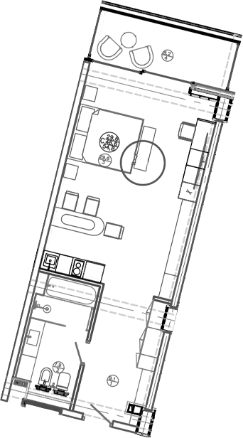 Продается 1-комн. квартира, 46.6 м²