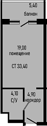 Продается 1-комн. квартира, 28 м²