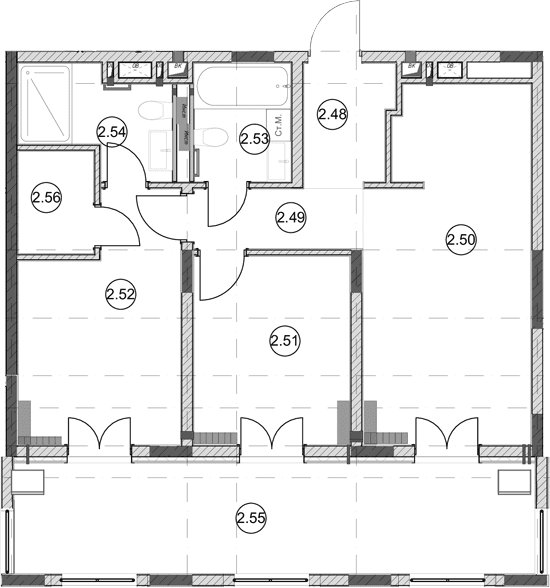 Продается 2-комн. квартира, 61 м²