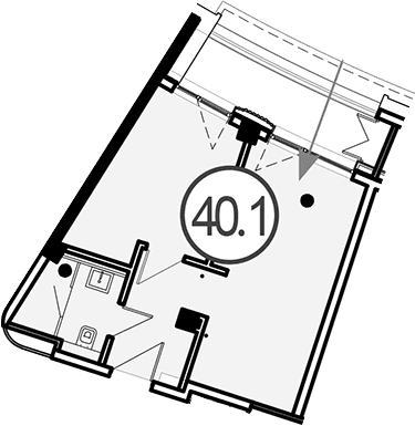 Продается 1-комн. квартира, 40.1 м²