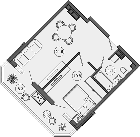 Продается 2-комн. квартира, 36.5 м²