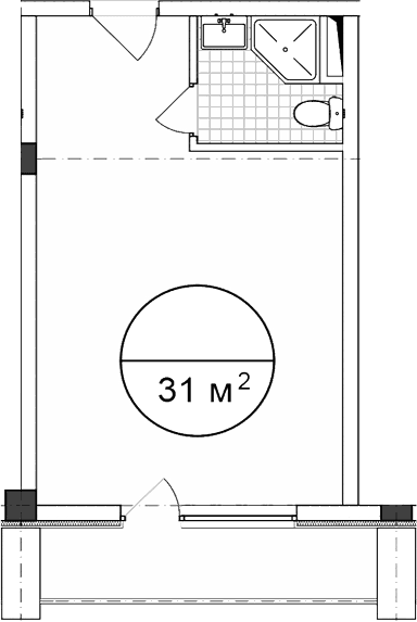 Продается 1-комн. квартира, 31 м²